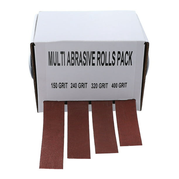 1 Box Set Sanding Belt Drawable Emery Cloth Sandpaper Wood Grinding Roll Belts W